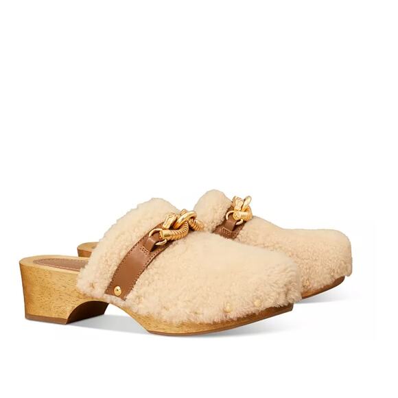 NEW Tory Burch Women's Jessa Embellished Clogs - Picture 1 of 6